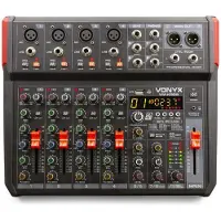 VONYX VM-KG08 - 8-kanaals mengtafel met Bluetooth, DSP, USB audio