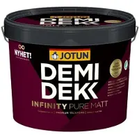 Jotun Demidekk Infinity Pure Mat | Dekkende Houtverf Buiten 10 LTR - Kleur|1|2