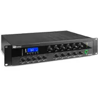 Power Dynamics PDW360MP3 - 6-zone 100V versterker met Bluetooth en mp3