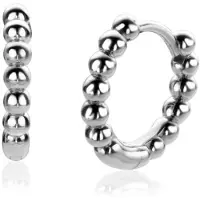 Zinzi zilveren oorringen bolletjes motief 13,5x2,5mm ZIO923