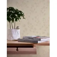 A.S. Création Nara - Beige - Bladeren - 387475