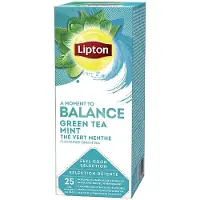 Lipton - Thee lipton balance green tea mint 25x1.5gr | Pak a 25 stuk | 6 stuks