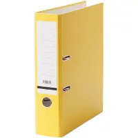 Budget Ordner A4 Breed Karton Huismerk Geel - 20 stuks