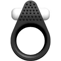 Dreamtoys All Time Favorites siliconen Stimu-ring Penisring - Zwart
