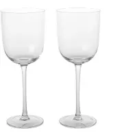 Ferm Living Witte Wijnglas Host Clear 300 ml (Set van 2)