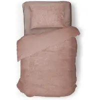 Eleganzzz Dekbedovertrek Teddy Pluche - light pink 140x200/220cm
