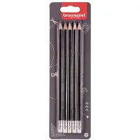 Bruynzeel Potlood Bruynzeel Teens HB gumtip blister à 5 stuks | 12 stuks