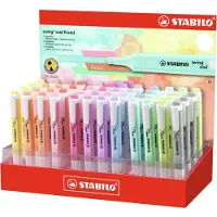 Stabilo Swing Cool Fluorescent Marker Pastel Display Of Assorted 48 Units Veelkleurig Kinderen