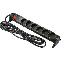 VB Extend Stekkerdoos | TCD 6V Draaibaar 3meter 3x1,5mm zwart monteerbaar