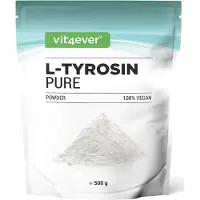 Vit4ever - L-Tyrosine - 500 g zuiver poeder - geen additieven - 200 porties - 100% Tyrosine aminozuur - Veganistisch - Premium kwaliteit - Laboratorium getest