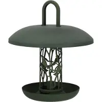 Esschert Design Voedersilo Gerecyclede Vetbollensilo met schotel - - FB616 - Voedersilo voor Vogels