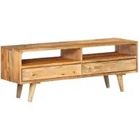 vidaXL Tv-meubel 110x30x41 cm massief mangohout