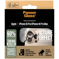 PanzerGlass Screenprotector geschikt voor Apple iPhone 16 Pro Glazen | PicturePerfect Camera Protector - Case Friendly