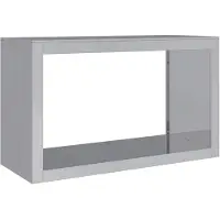 vidaXL Haardhoutrek 100x40x60 cm gegalvaniseerd staal