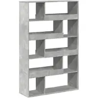 vidaXL kamerscherm 100x33x156,5 cm bewerkt hout betongrijs