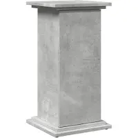 vidaXL Sokkel met opbergruimte 31x30x60 cm bewerkt hout betongrijs