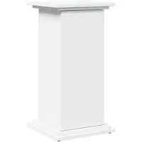 vidaXL Sokkel met opbergruimte 31x30x60 cm bewerkt hout wit