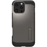 Spigen Tough Armor MagSafe iPhone 16 Pro Max Hoesje Gunmetal