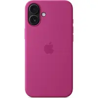 Apple Silicone Backcover MagSafe voor de iPhone 16 Plus - Fuchsia