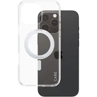 PanzerGlass Kickstand Case MagSafe voor de Apple iPhone 16 Pro Max - Silver