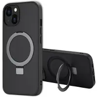 Accezz Ring Stand Backcover met MagSafe voor de Apple iPhone 13 - Zwart