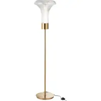 J-Line Floor lamp led gold metal/glass transparent