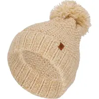Sarlini - Muts Meisjes - Skimuts - Zand - Knitted - One Size