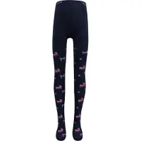 Ewers Maillot Kindermaat - Donkerblauw - Eenhoorns en Sterren - Roze/Lilapaars-152/164