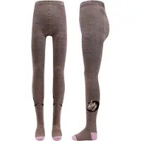 Ewers Maillot Kindermaat - Bruinbeige/Oudroze met Paardenhoofd-110/116
