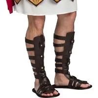 Brak informacji - Paar sandalen Romein Julius One size - Volwassenen - Unisex - Griekse en Romeinse Oudheid - Gladiator - Carnaval - Themafeest - Cosplay