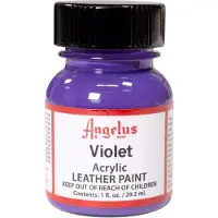 Angelus Leather Acrylic Paint - textielverf voor leren stoffen - acrylbasis - Violet - 29,5ml