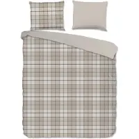 Good Morning dekbedovertrek Bernardus - zand - flanel - 240x220