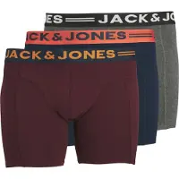 Jack & Jones PLUS - JACLICHFIELD TRUNKS NOOS 3 PACK PLS Heren Onderbroek