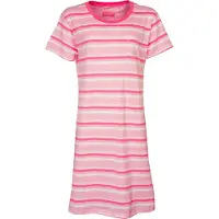 Irresistible Dames Nachthemd - Slaapkleed - Gestreept - Roze - Maat L