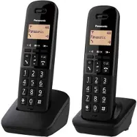 Panasonic Paarse mobiele telefoon KX-TU110 met twee SIM kaarten, Telefoon, Zwart
