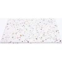 Saniclass Tops Topblad - 60x1.8x46cm - 1 afvoer - 1 kraangat - Terrazzo