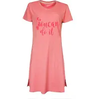 Irresistible Dames Nachthemd - Slaapkleed - Roze - Maat M