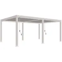 Orion - terrasoverkapping - 400 x 600 cm - wit