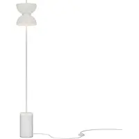Maytoni LED-vloerlamp Kyoto, wit / opaal, Woon-/ Eetkamer, Steen, LED vloerlamp