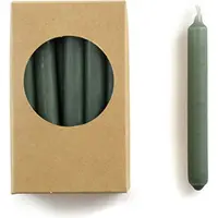 Rustik Lys - Doosje met korte potloodkaarsjes 'Finn' (Set van 20, Forest Green)