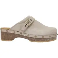 Scholl Klomp Women Pescura Clog 50 Cork Suede Sa Dark Beige-Schoenmaat 35