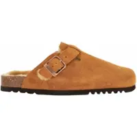 Scholl Klomp Men Olivier F New Suede Sa Mens Cognac-Schoenmaat 46
