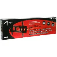 Art Steunmuur AR-08 - Draagvermogen 80 kg - Schermgrootte 81,3 cm (32") tot 152,4 cm (60") - Zwart