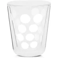 Zak!Designs DotDot koffiebeker dubbelwandig - 20 cl - wit
