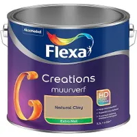 Flexa - Creations Muurverf Extra Mat - Natural Clay - Mengverf - 2,5 L