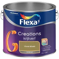 Flexa - Creations Muurverf Krijt - Vivid Khaki - Mengverf - 2,5 L