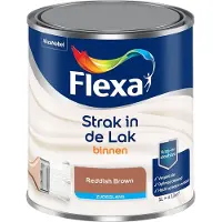 Flexa - Strak In De Lak Binnenlak Zijdeglans - Reddish Brown - Mengverf - 1 L
