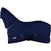 BASELINE Polar Combo Fleecedeken - Maat: 215 - Donkerblauw - Fleece