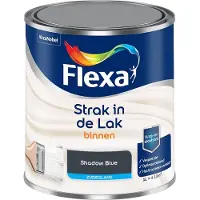 Flexa - Strak In De Lak Binnenlak Zijdeglans - Shadow Blue - Mengverf - 1 L