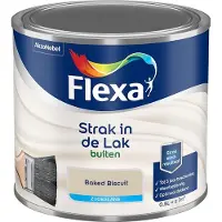 Flexa - Strak In De Lak Buitenlak Zijdeglans - Baked Biscuit - Mengverf - 500 Ml